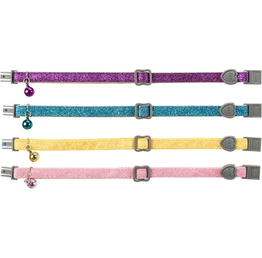 Katte - Trixie Cat Collar w/ glitter assorted colours - TX4207