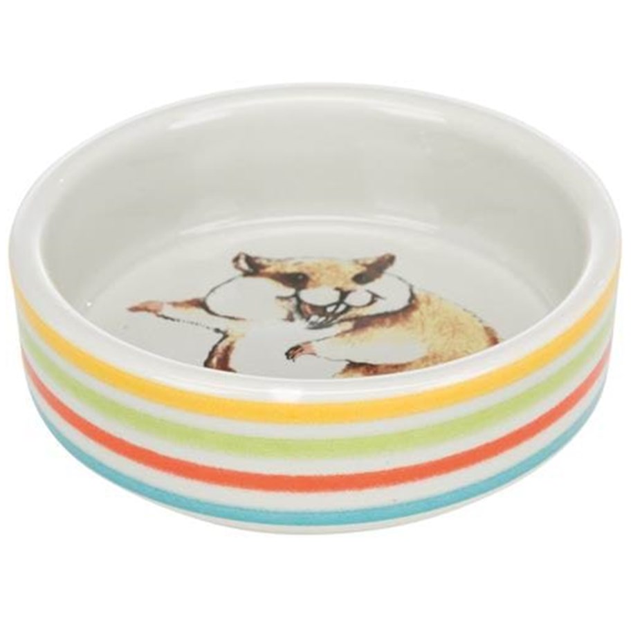 Gnavere - Trixie Ceramic Bowl 80 ml/ø 8 cm multi-coloured - TX60801