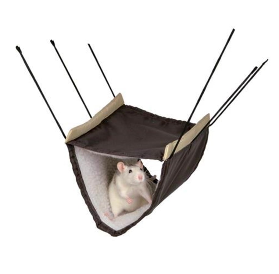 Kanin & gnaver - Trixie Hammock with 2 Storeys 22 × 15 × 30 cm assorted colours - TX-62696
