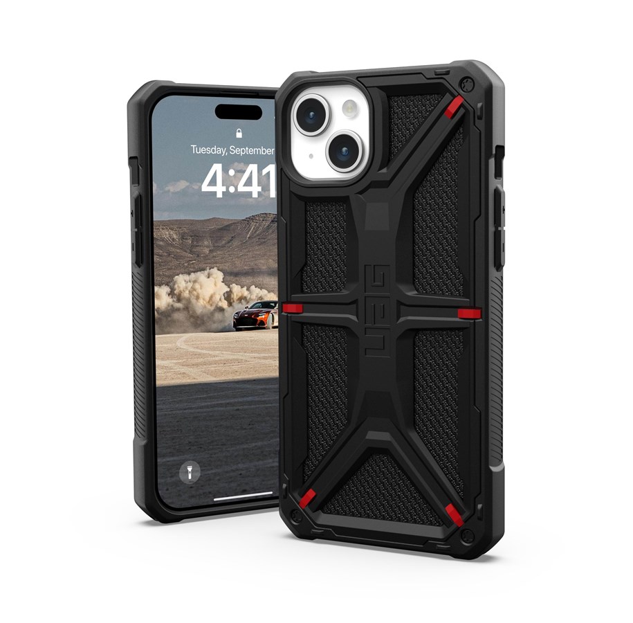 Mobil - Covers & Cases - UAG Monarch - kevlar black - iPhone 15 Plus - 114309113940