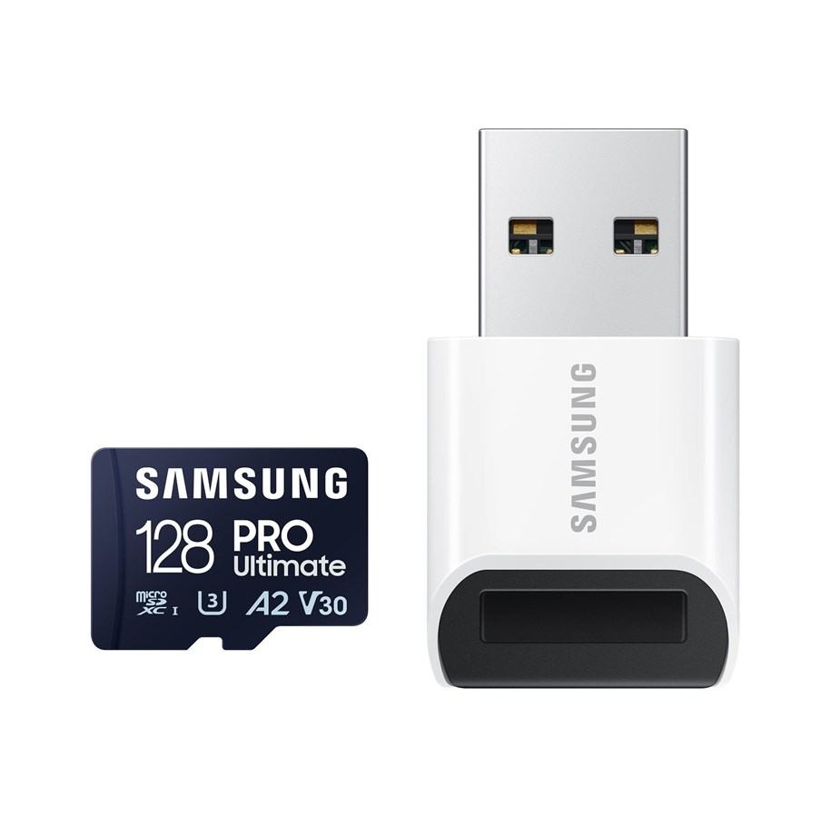 Hukommelseskort - Samsung PRO Ultimate microSD with Reader - 200MB/s - 128GB - MB-MY128SB/WW
