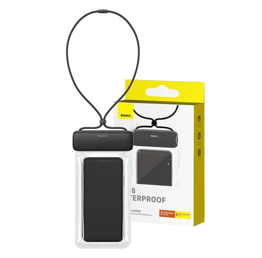 Mobil - Covers & Cases - Baseus Waterproof phone case  AquaGlide (black) - P60263700113-00