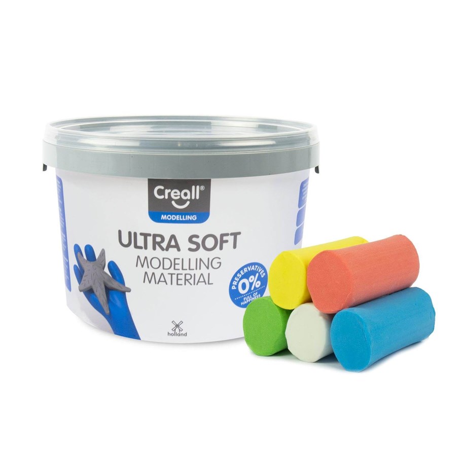 Kreativt Legetøj - Creall Ultra Soft Clay Color 1100 gr. - 25946
