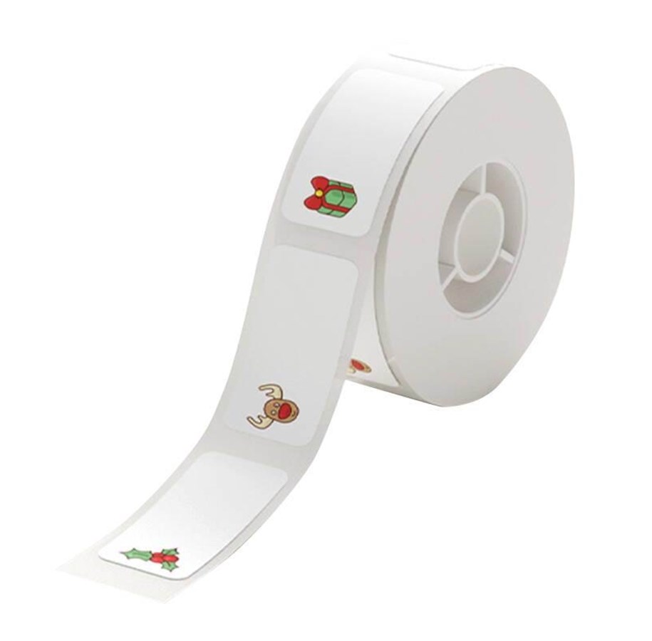 Labelprinter - NIIMBOT Thermal labels Niimbot stickers  T 12x30mm 210 pcs (Christmas) - T12*30-210CHRISTMAS