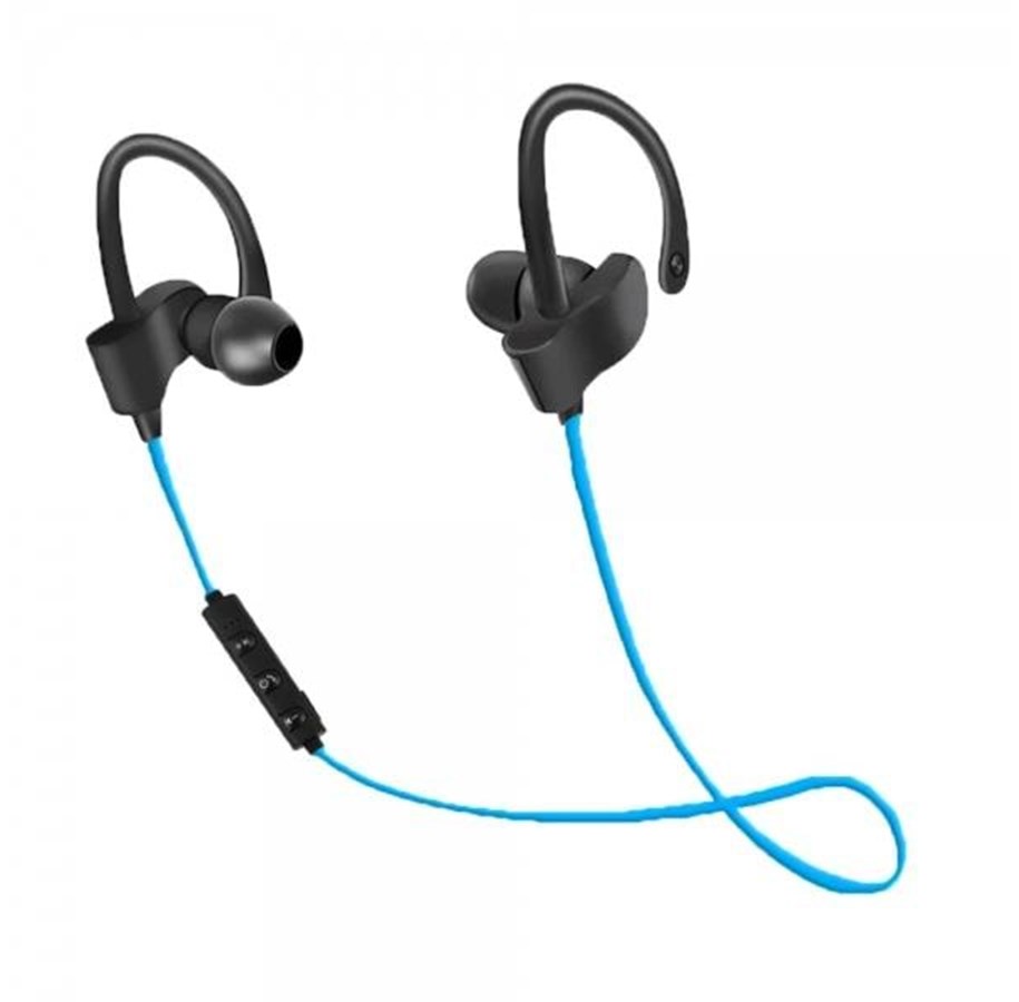 Hovedtelefoner/headset - Esperanza WIRELESS SPORT HEADPHONES EH188 BLACK AND BLUE - EH188B - 5901299941379