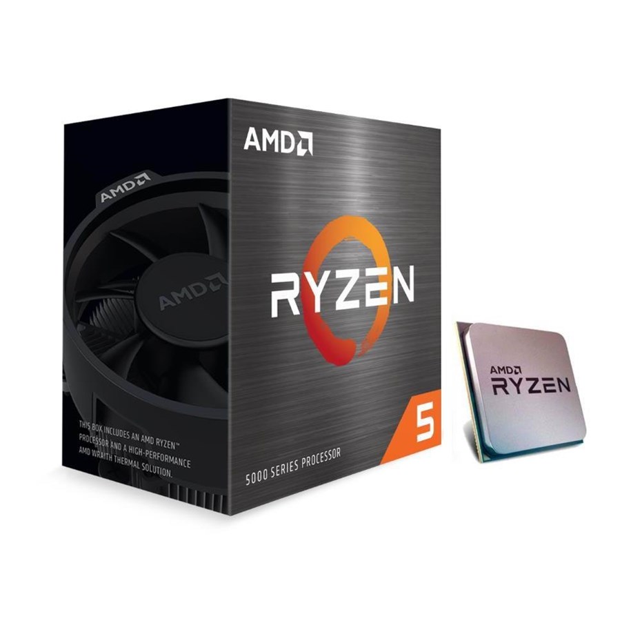 CPU - AMD Ryzen 5 5500GT Wraith Stealth CPU - 6 kerner - 3.6 GHz - AMD AM4 - AMD Boxed (med køler) - 100-100001489BOX