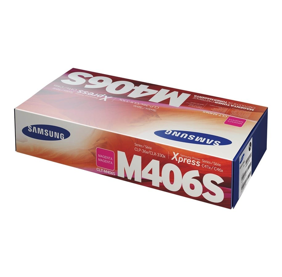 Blæk, Toner & Forbrugsstoffer - Samsung CLT-M406S - magenta - original - toner cartridge - SU252A