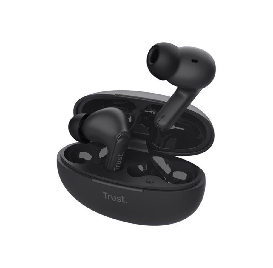 Hovedtelefoner/headset - Trust Yavi Bluetooth ENC - Black - 25296