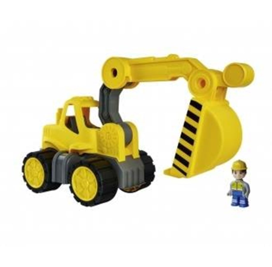 Babylegetøj - BIG Power-Worker Digger + Figurine - 800054835