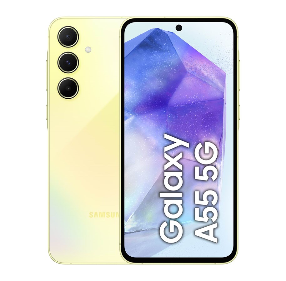 Mobil - Samsung Galaxy A55 5G 128GB/8GB - Awesome Lemon - SM-A556BZYAEUB