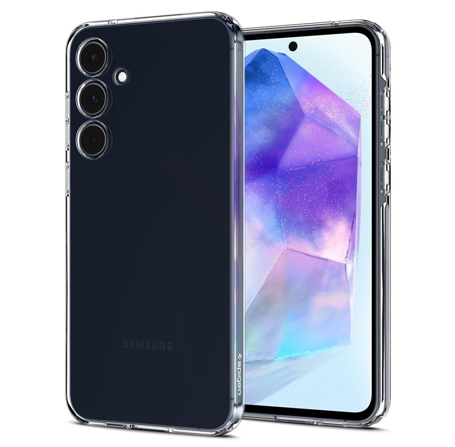Mobil - Covers & Cases - Spigen Liquid Crystal - crystal clear - Samsung Galaxy A55 - ACS07537