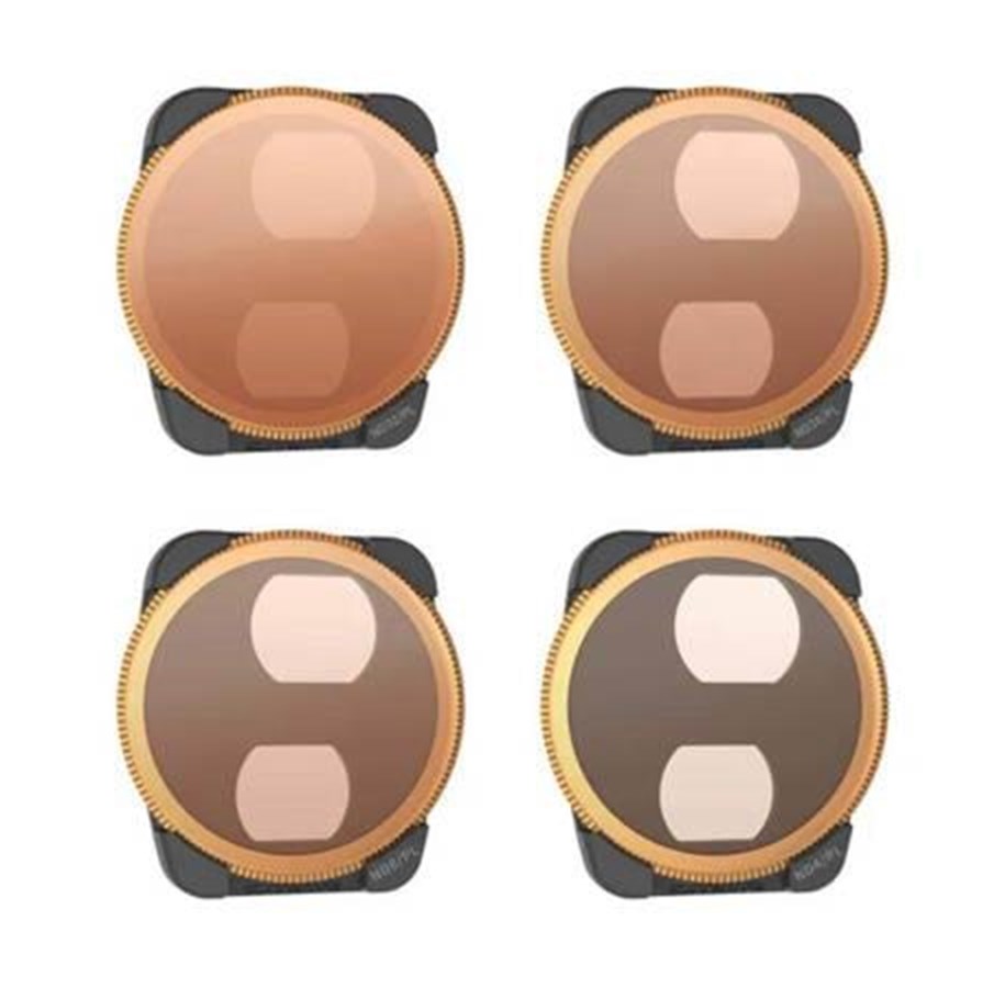Droner - Sunnylife - 4 Lens Filters for AIR 3 - ND4/PL+ND8/PL+ND16/PL+ND32/PL (A3-FI686) - A3-FI686