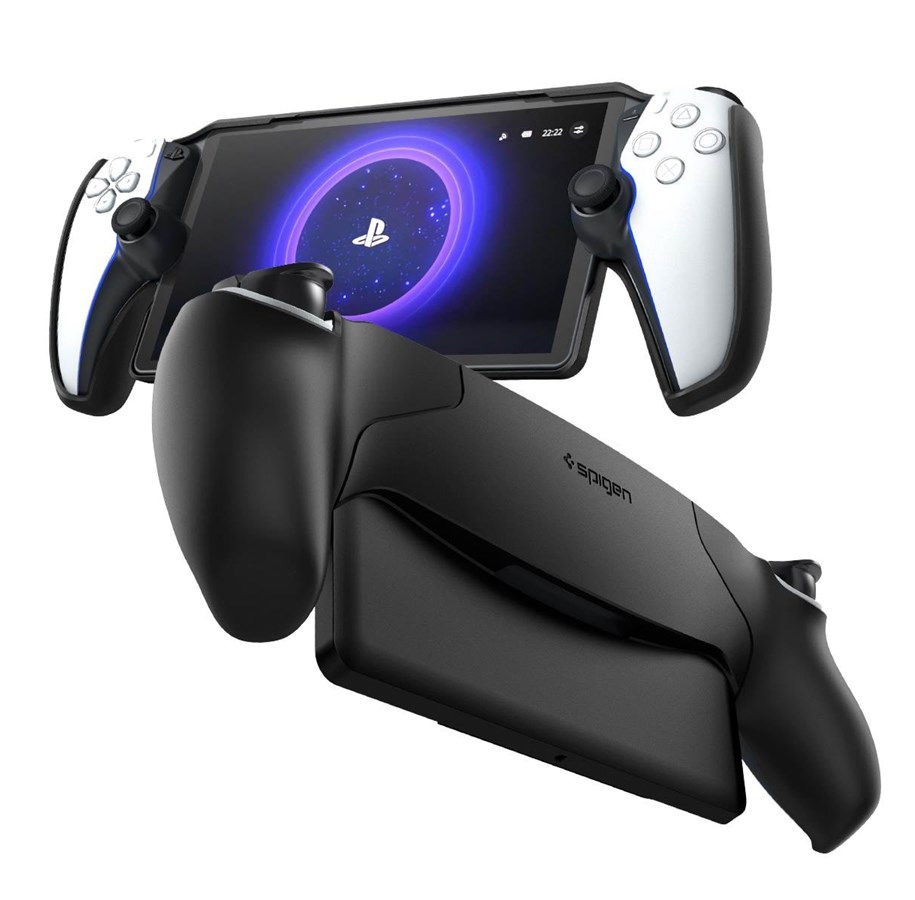 Spil tilbehør - Spigen Thin Fit - black - Sony Playstation Portal - Cover - ACS07235