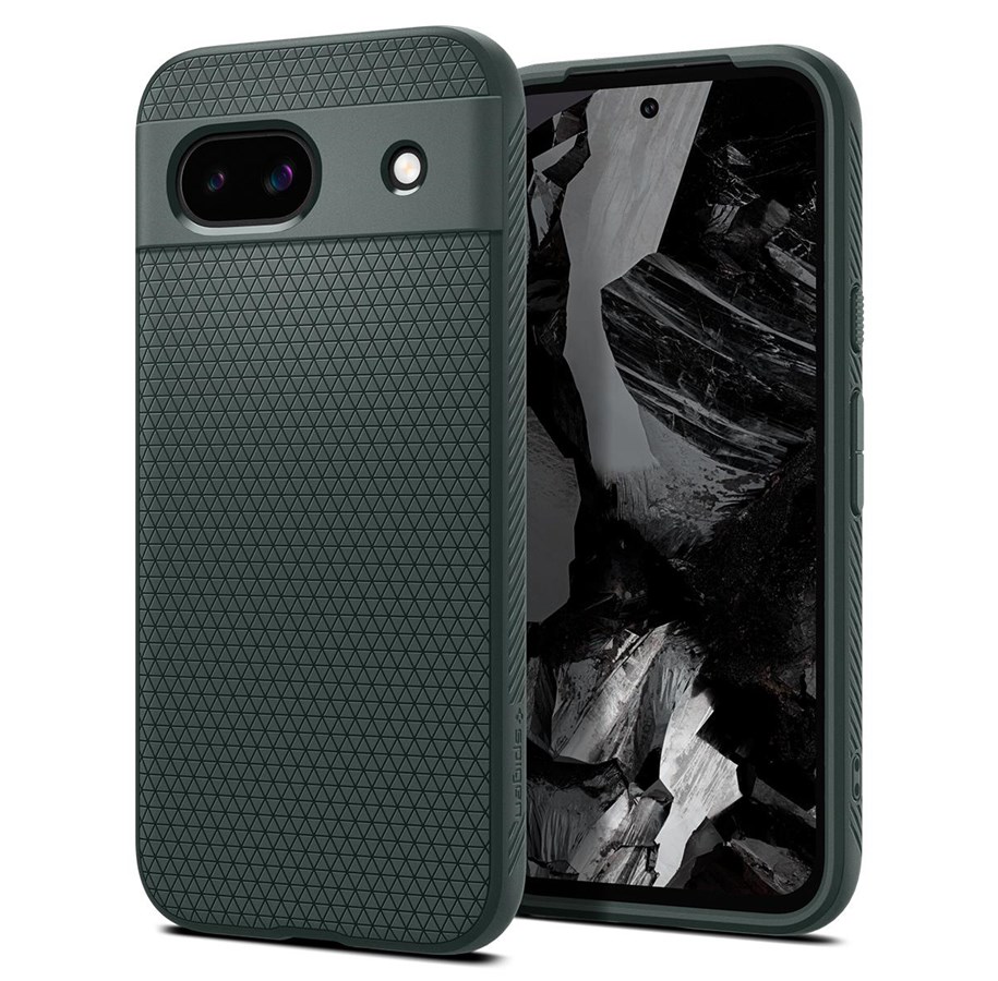 Mobil - Covers & Cases - Spigen Liquid Air - abyss green - Google Pixel 8a - ACS07258