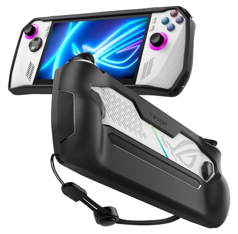 Spil tilbehør - Spigen Rugged Armor - black - Asus ROG Ally 2023 - Miscellaneous Tilbehør til spillekonsol - Asus Rog Ally - ACS06921