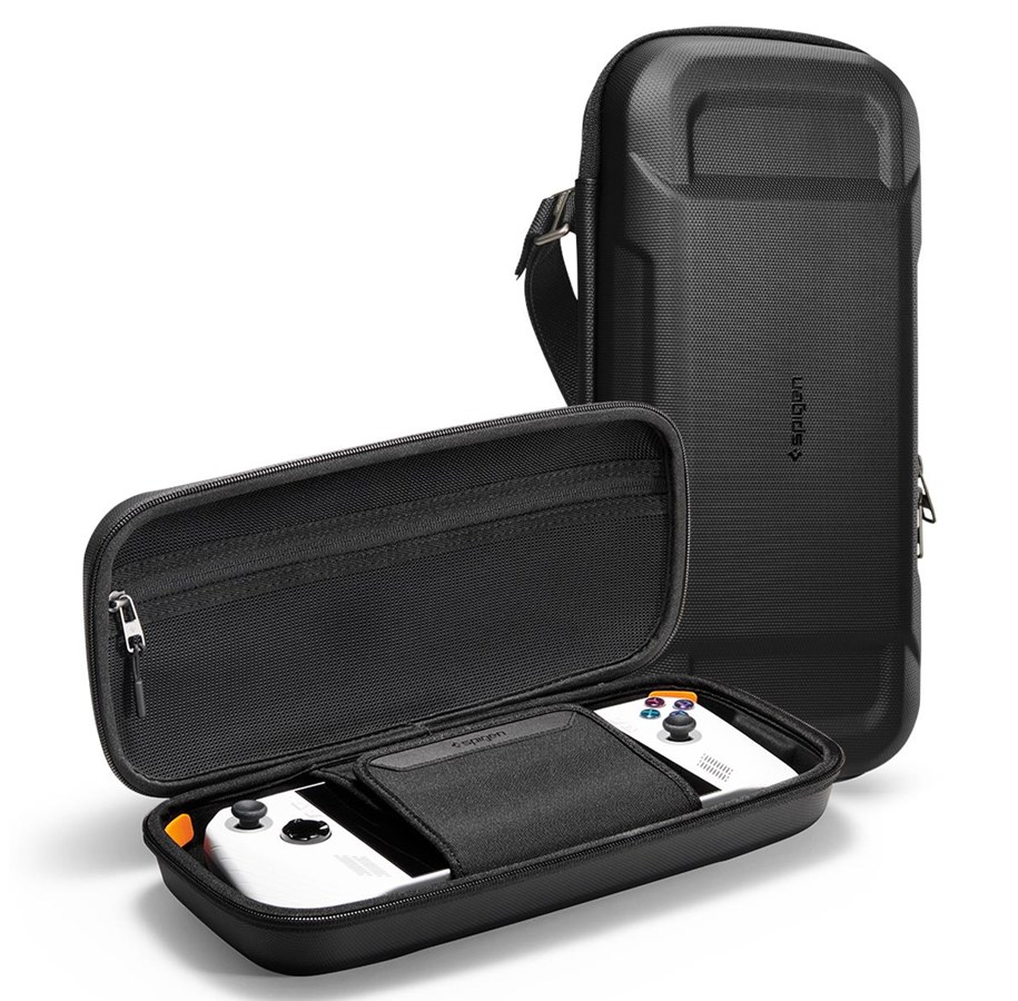 Spil tilbehør - Spigen Rugged Armor Pro Pouch - black - ROG Ally X/Ally 2023 - Miscellaneous Tilbehør til spillekonsol - Asus Rog Ally - AFA06923