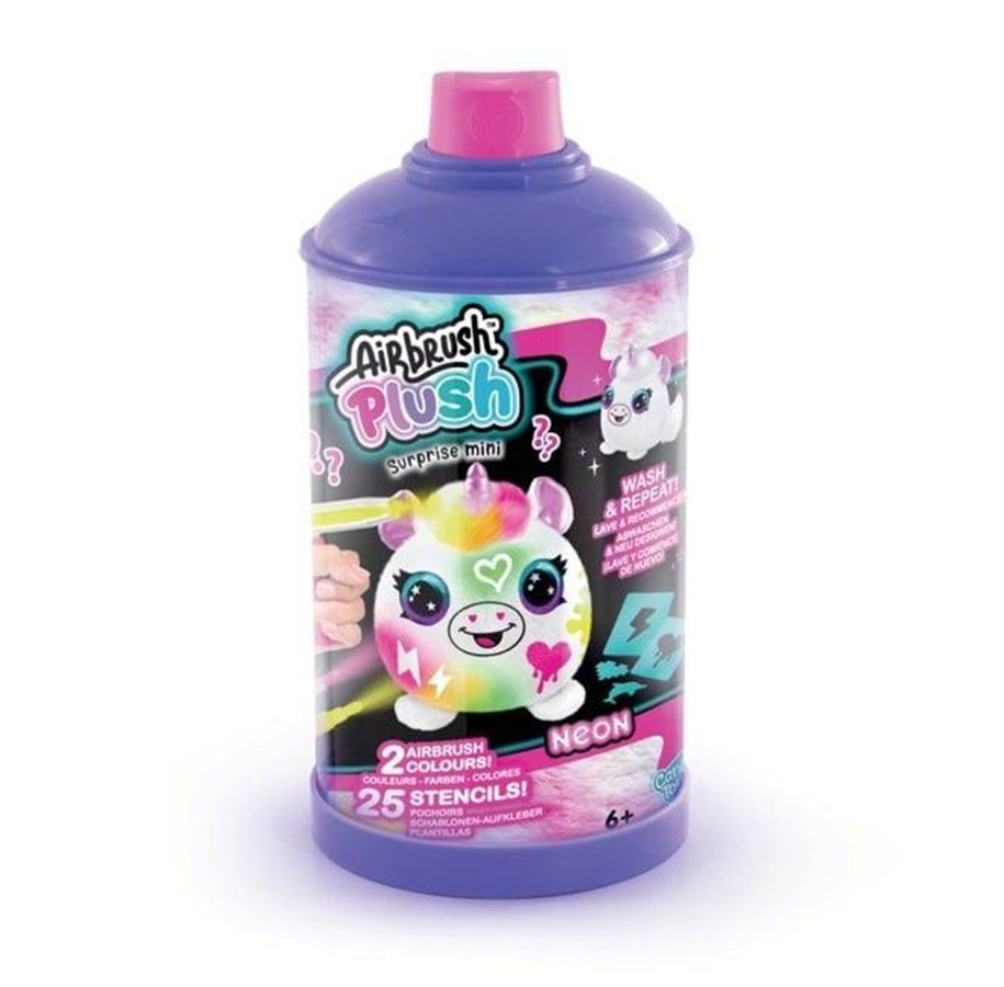 Kreativt Legetøj - Airbrush Plush Neon mini Mystery Kit PDQ - 1020