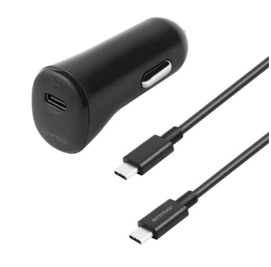 Mobil - Adaptere & Opladere - Essentials Car Charger PD 20W - 1110156