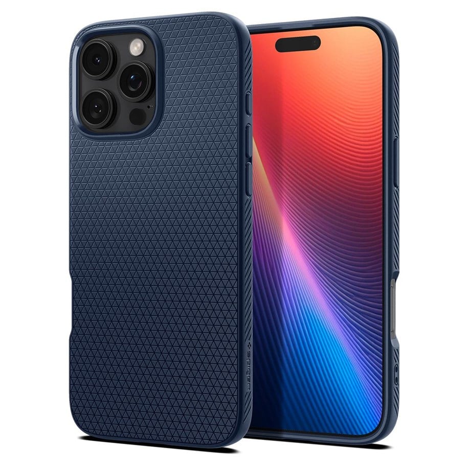 Mobil - Covers & Cases - Spigen Liquid Air - navy blue - iPhone 16 Pro Max - ACS07989
