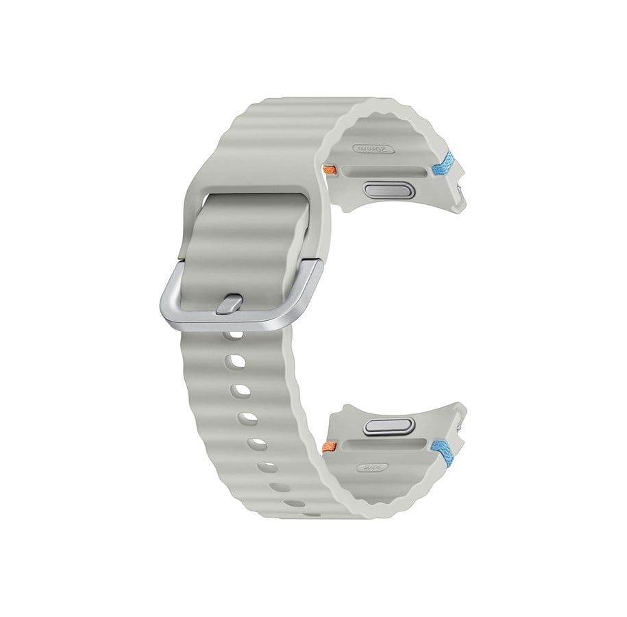 Smartwatch - Tilbehør - Samsung Galaxy Watch7 Sport Band (S/M) - Silver - ET-SNL30SSEGEU