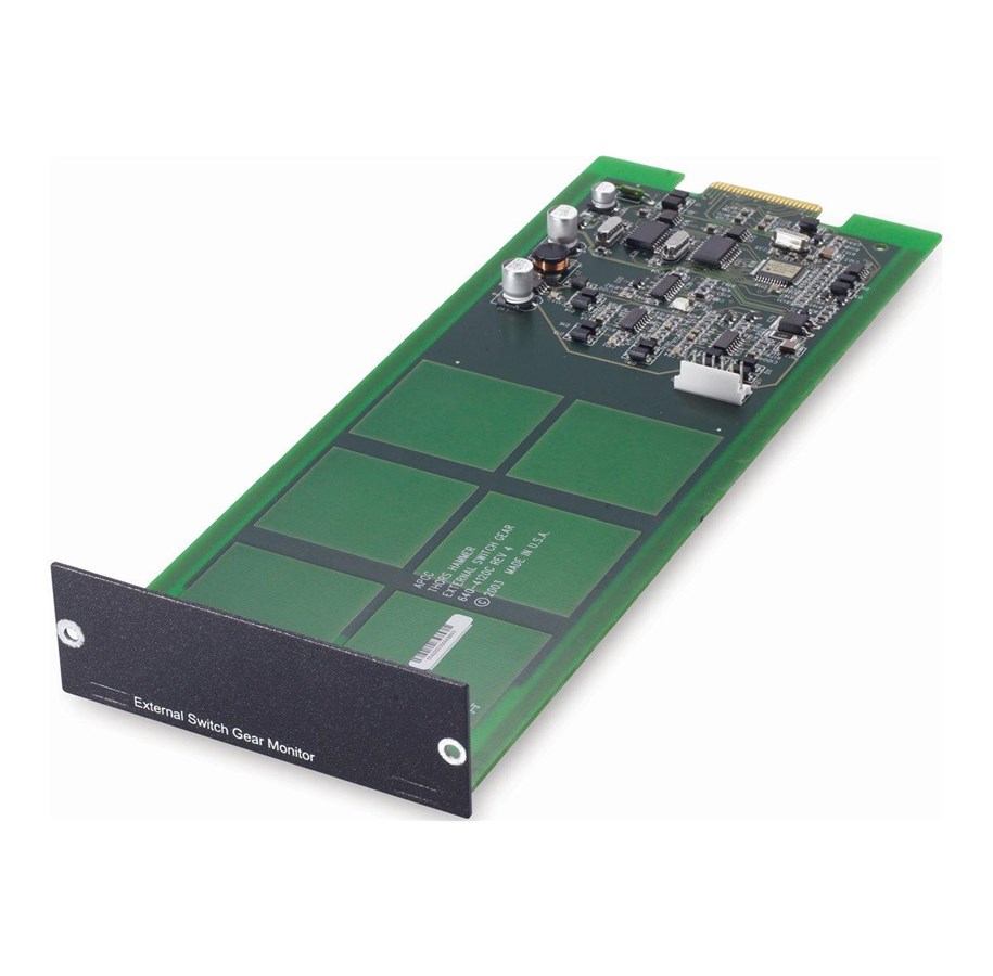 Systemtilbehør (kølepasta mv.) - APC External Switch Gear Monitor - UPS monitoring module - WSYCSGMON