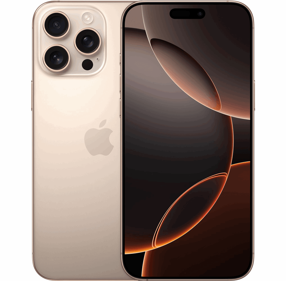 Mobil - Apple iPhone 16 Pro Max 1TB - Desert Titanium - MYX63QN/A