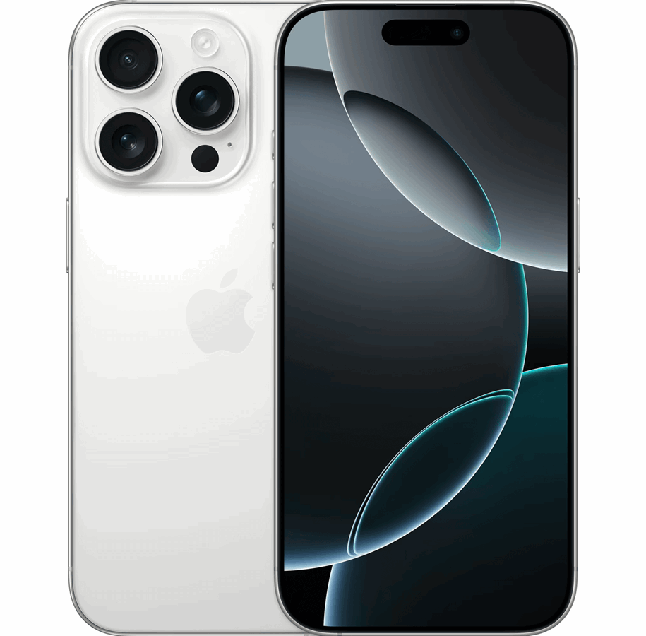 Mobil - Apple iPhone 16 Pro 1TB - White Titanium - MYNT3QN/A