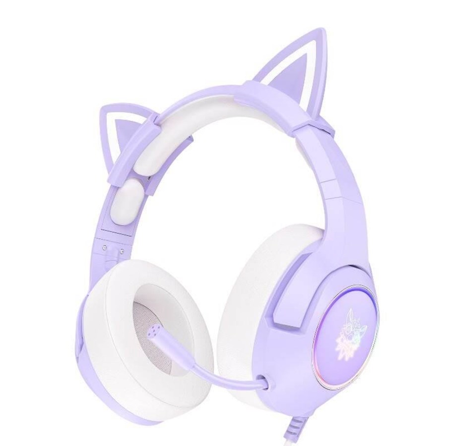 Hovedtelefoner/headset - ONIKUMA K9 Gaming Headphones (Purple) - K9 Purple