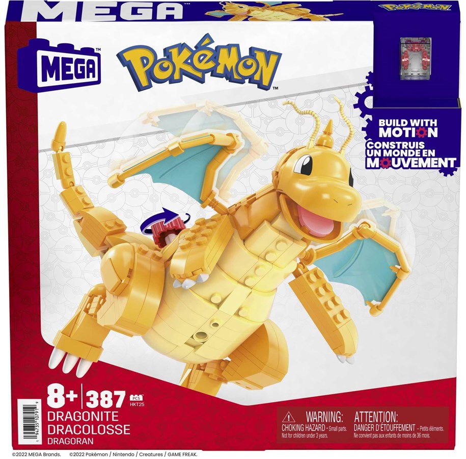 Konstruktionslegetøj - MEGA Pokémon Dragonite - HKT25