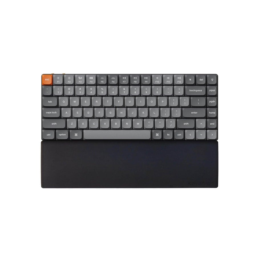Tastatur - Keychron Silicone Palmrest K3 series / K7 series - Håndledsstøtte - Sort *DEMO* - PR56