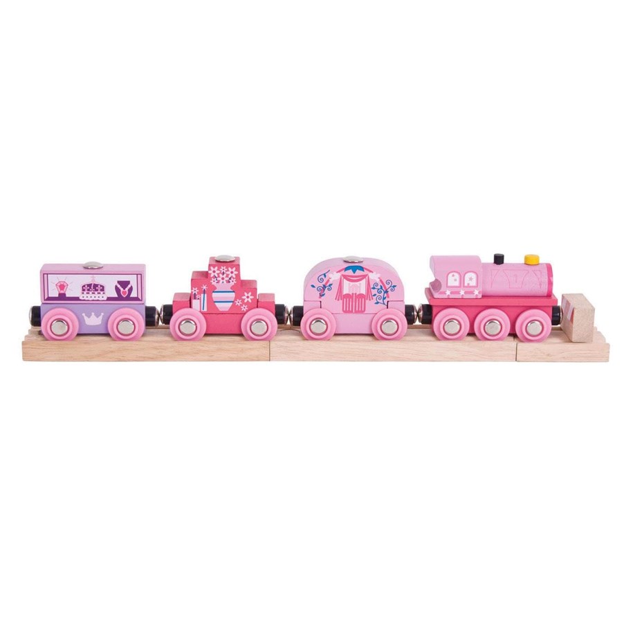 Trælegetøj - Bigjigs Wooden Princess Train - BJT451