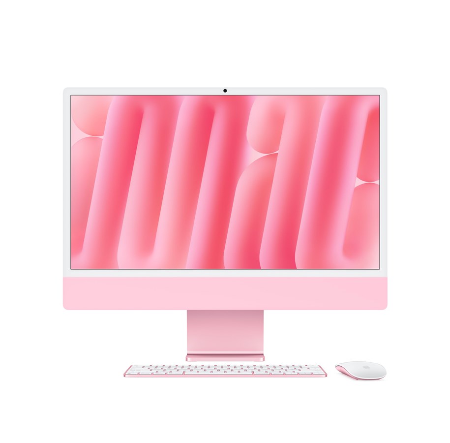 Stationær - All-In-One - Apple iMac - 24" | M4 | 16GB | 256GB | Pink - MWUG3DK/A