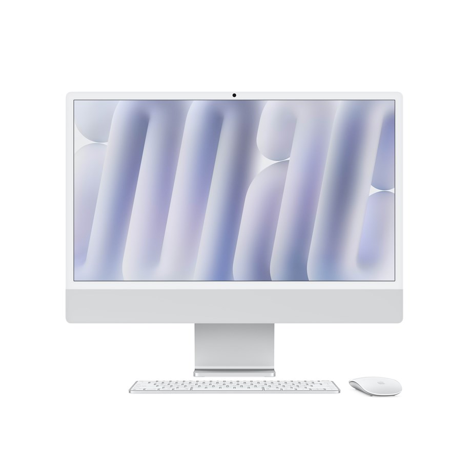 Stationær - All-In-One - Apple iMac - 24" | M4 | 16GB | 256GB | Silver - MWUU3DK/A