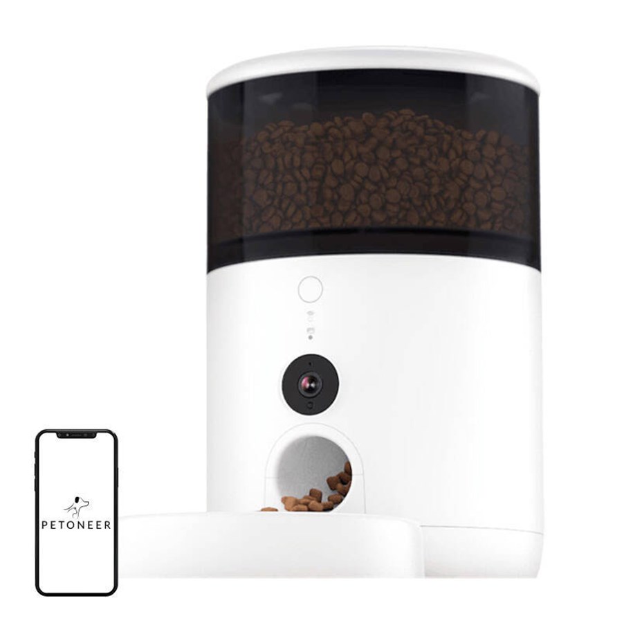 Katte - Petoneer NutriVue Smart Pet Food Dispenser with HD Camera - PN-110056-01
