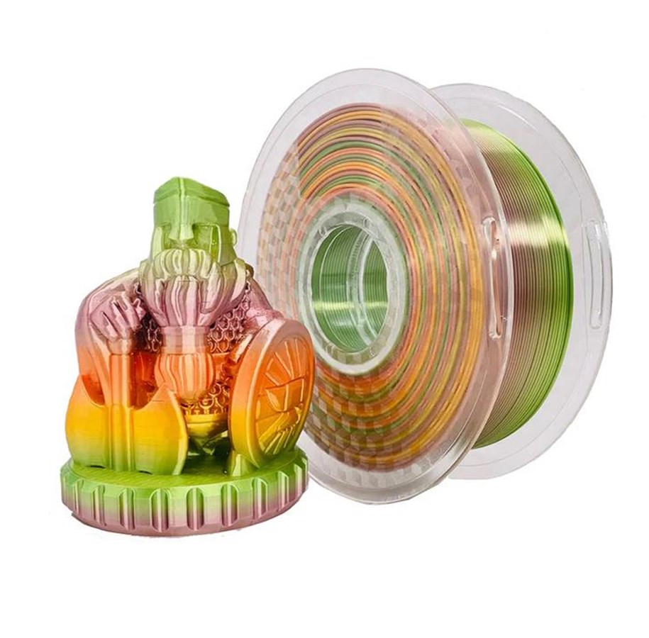 Filament/Resin - 3D-printer - CCTree Rainbow-Silk PLA 1.75 mm 1 kg Green - CCPLSRGR