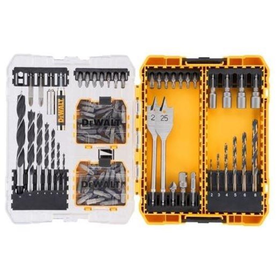 Værktøj - Dewalt DT70785-QZ 100-piece accessory set in a medium-sized Toughcase+ - DT70785-QZ