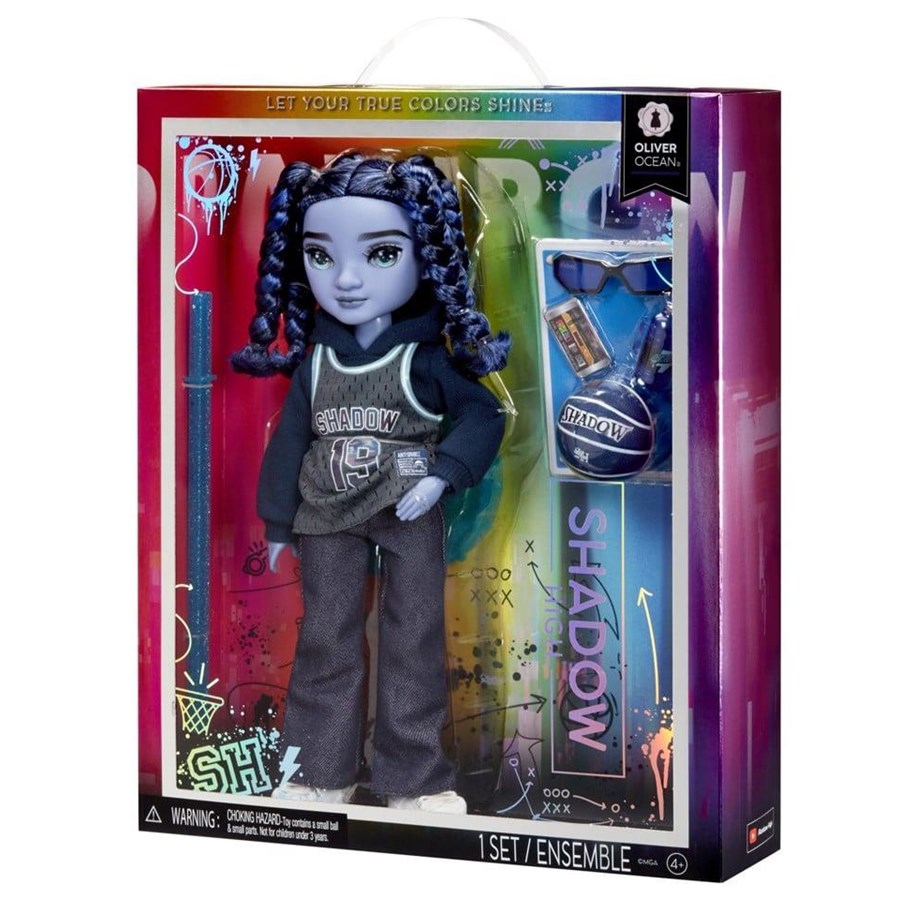 Dukker & Tilbehør - Rainbow High Shadow High F23 Fashion Doll - Oliver Ocean - 0035051592822