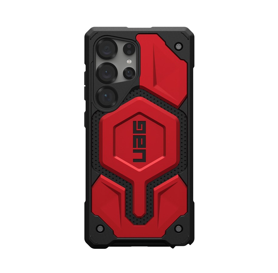 Mobil - Covers & Cases - UAG Monarch Pro Crimson - Samsung Galaxy S25 Ultra - 214461119494