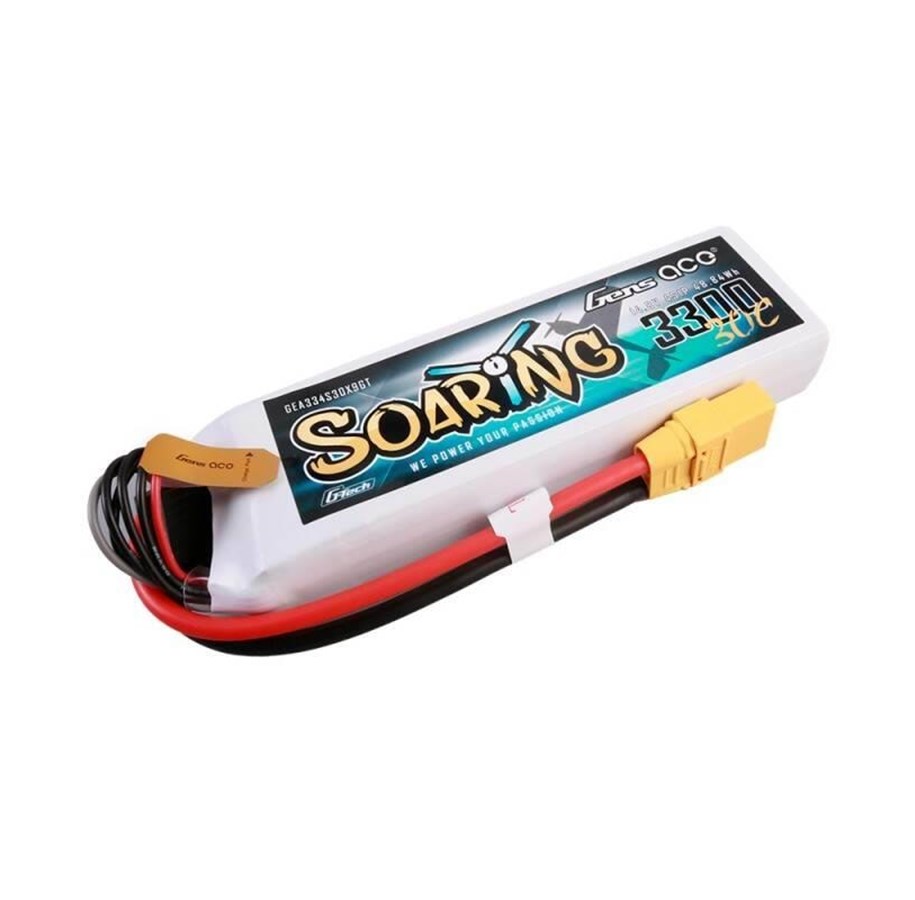 Fjernstyret - Gens ace &Tattu G-Tech Soaring 3300mAh 14.8V 30C 4S1P Lipo Battery - GEA334S30X9GT