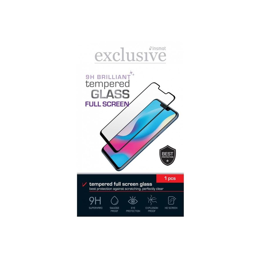 Mobil - Beskyttelsesglas - Insmat Brilliant Glass - screen protector for mobile phone - full screen - 861-1598