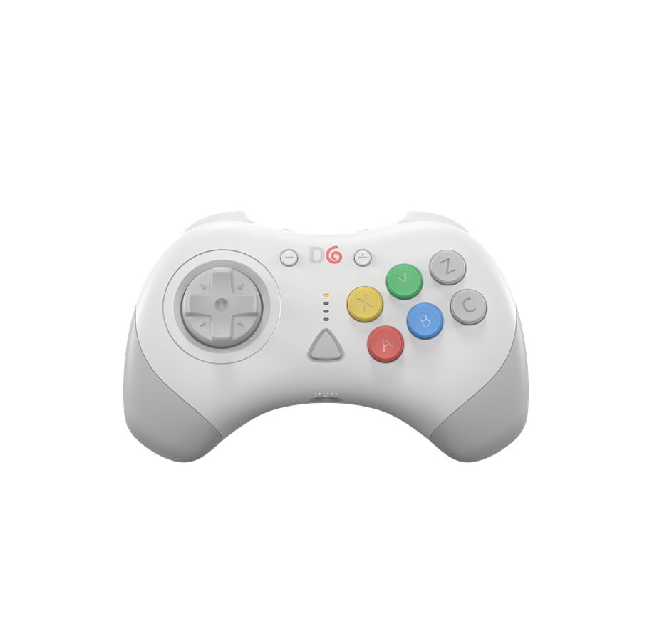 Spil tilbehør - Retro Fighters D6 Dreamcast - White - Wireless Controller - Nintendo Switch - RET00514