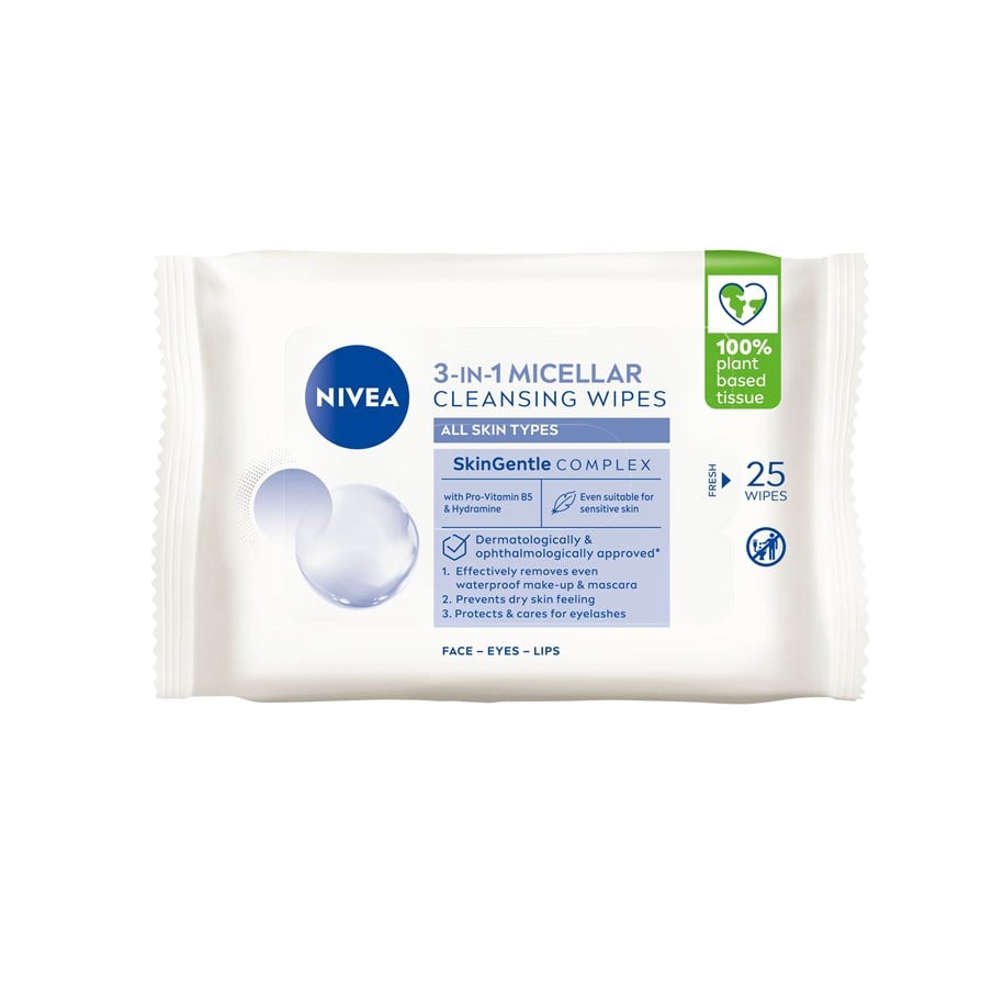Ansigtspleje - Nivea Micellar Wipes 25 stk - 4005900404312
