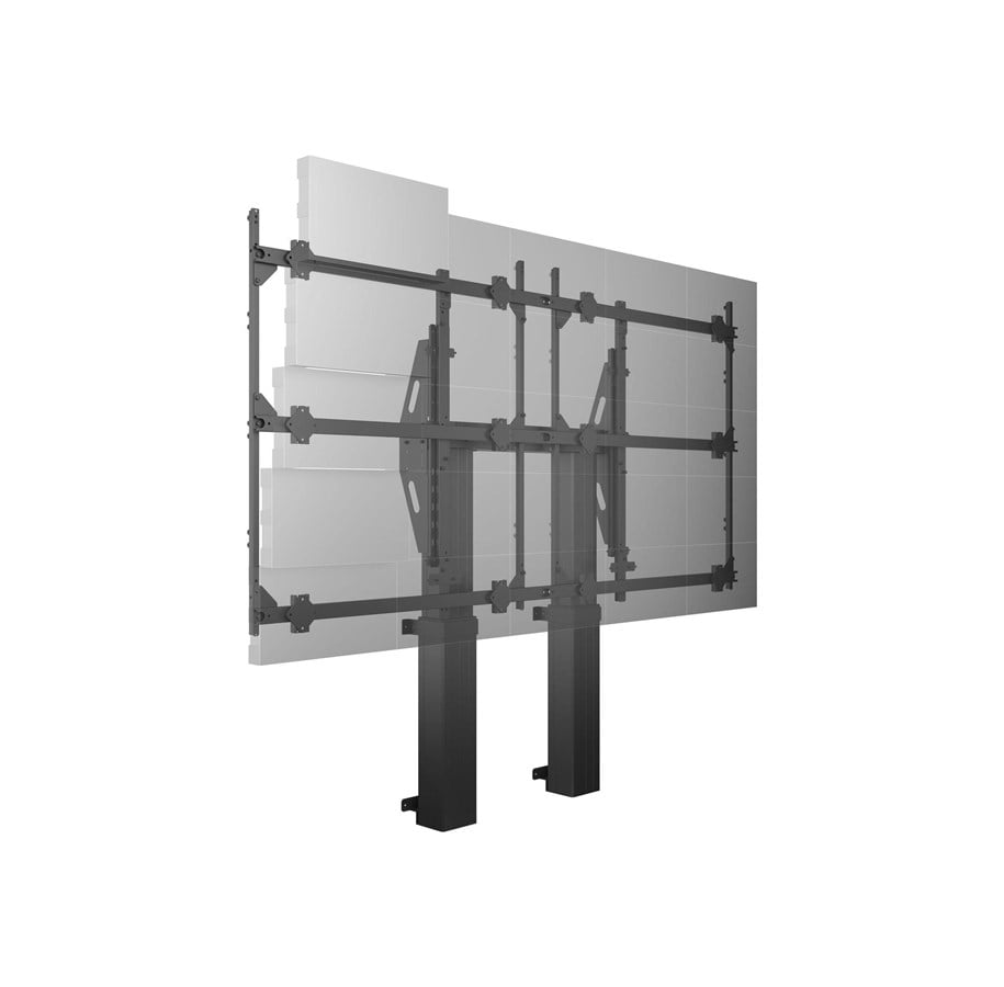 Vægbeslag, AV-Beslag & AV-Møbler - Multibrackets M Pro Series stand - for dvLED video wall - Wallstand Motorized - black - Max - recommended for 136" - 7350022738508
