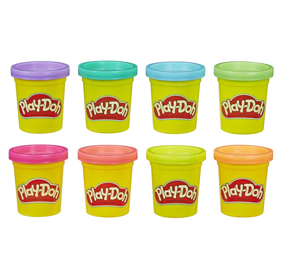 Konstruktionslegetøj - Play-Doh 8 Pack Neon - E5063ES00