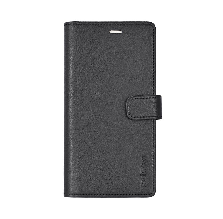Mobil - Covers & Cases - Radicover Wallet iPhone 16E RFID 3 Card MagSerie Black PU - RAD307