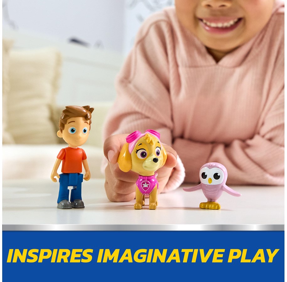Paw Patrol Skye & Alex Porter Figure Pack with Lil Hootie | På lager