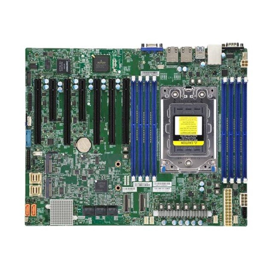 Bundkort - Supermicro H12SSL-CT Bundkort - AMD SP3 - DDR4 RAM - ATX - MBD-H12SSL-CT-B