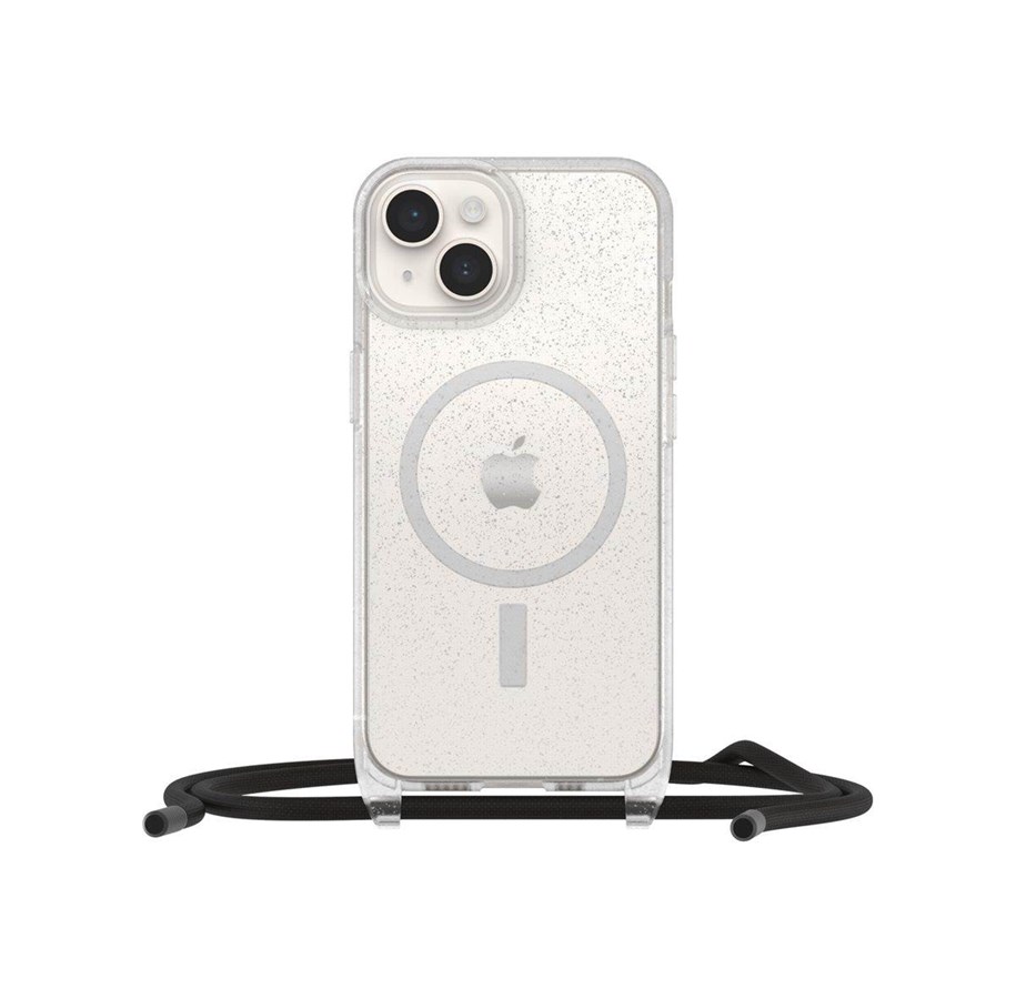 Mobil - Covers & Cases - OtterBox React Necklace MagSafe Apple iPhone 16e/14 Stardust - clear - ProPack - 77-92284