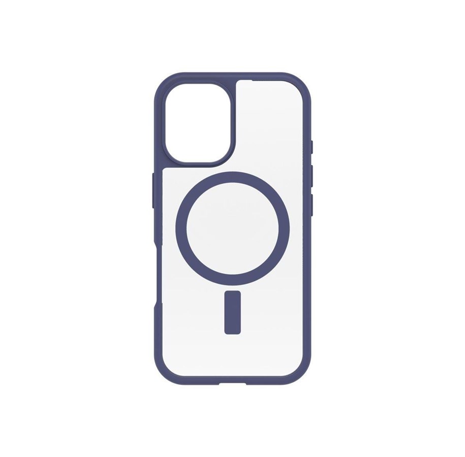 Mobil - Covers & Cases - OtterBox React MagSafe Apple iPhone 16 Space Cadet - clear/purple - 77-96247