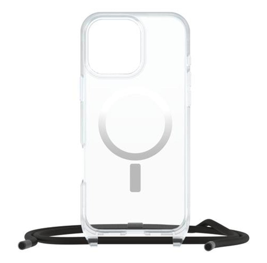 Mobil - Covers & Cases - OtterBox React Necklace MagSafe Apple iPhone 16 Pro Max - clear - ProPack - 77-96835